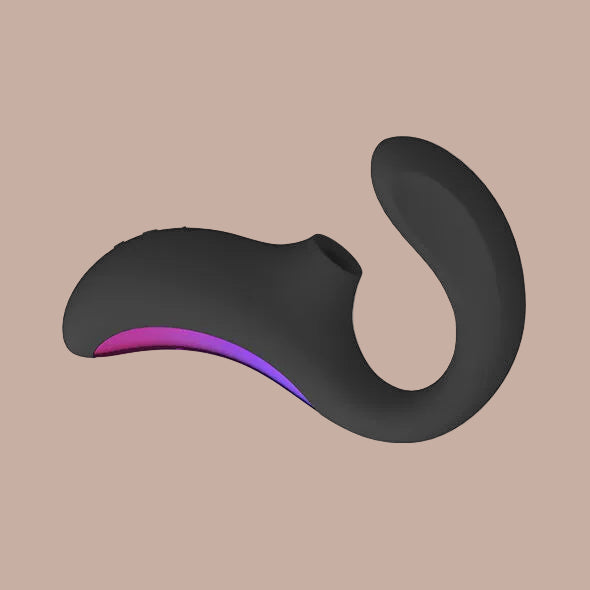 LELO – ENIGMA Massager met dubbele zuigstimulatie – Zwart