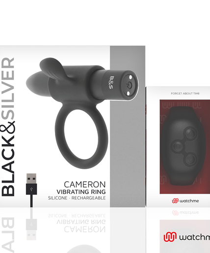 BLACK&SILVER - CAMERON REMOTE CONTROL COCKRING WATCHME BLACK&SILVER - CAMERON REMOTE CONTROL COCKRING WATCHME