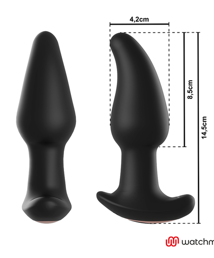 ANBIGUO - WATCHME REMOTE CONTROL ANAL PLUG VIBRATOR WITH ROTATION OF AMADEUS PEARLS ANBIGUO - WATCHME REMOTE CONTROL ANAL PLUG VIBRATOR WITH ROTATION OF AMADEUS PEARLS