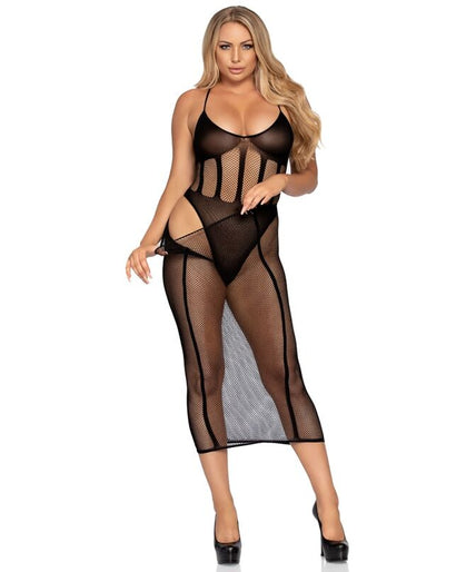 LEG AVENUE - BODYSUIT AND SKIRT SET ONE SIZE LEG AVENUE - BODYSUIT AND SKIRT SET ONE SIZE