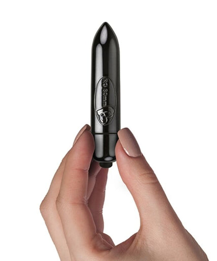 ROCKS-OFF - VIBRATING BULLET RO-80MM MIDNIGHT METAL ROCKS-OFF - VIBRATING BULLET RO-80MM MIDNIGHT METAL