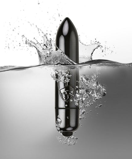 ROCKS-OFF - VIBRATING BULLET RO-80MM MIDNIGHT METAL ROCKS-OFF - VIBRATING BULLET RO-80MM MIDNIGHT METAL