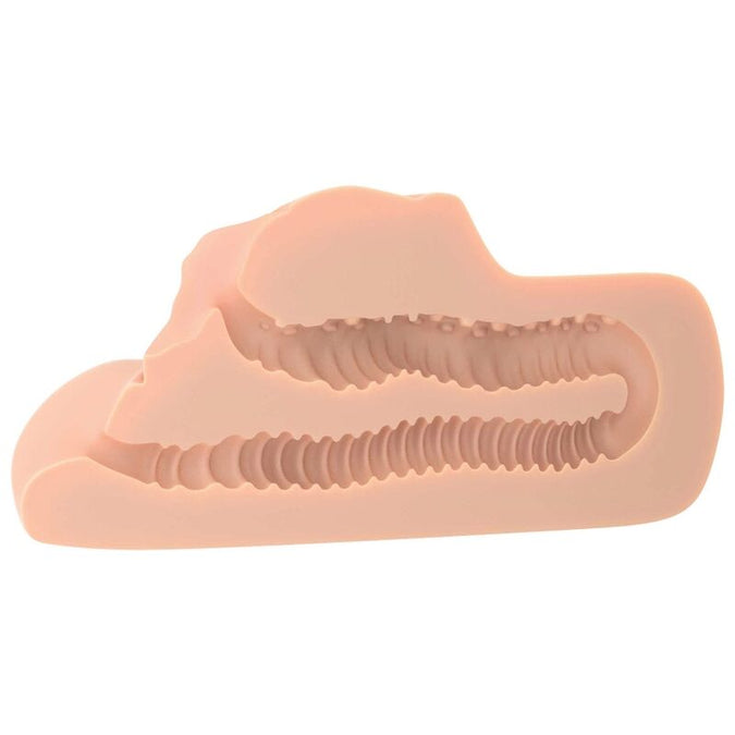 PDX PLUS - PERFECTE VAGINA DUBBELE STROKER NATUURLIJKE VAGINA EN ANUS MASTURBATOR