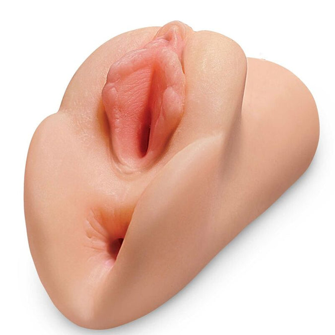 PDX PLUS - PERFECTE VAGINA DUBBELE STROKER NATUURLIJKE VAGINA EN ANUS MASTURBATOR
