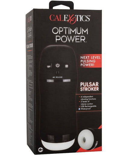 CALEXOTICS - OPTIMUM POWER VIBRATING SUCTION MASTURBATOR CALEXOTICS - OPTIMUM POWER VIBRATING SUCTION MASTURBATOR