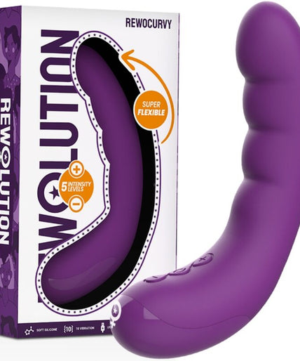 REWOLUTION - REWOCURVY RECHARGEABLE FLEXIBLE VIBRATOR REWOLUTION - REWOCURVY RECHARGEABLE FLEXIBLE VIBRATOR