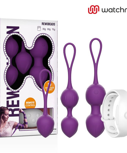 REWOLUTION - REWOBEADS VIBRATING BALLS REMOTE CONTROL WITH WATCHME TECHNOLOGY REWOLUTION - REWOBEADS VIBRATING BALLS REMOTE CONTROL WITH WATCHME TECHNOLOGY