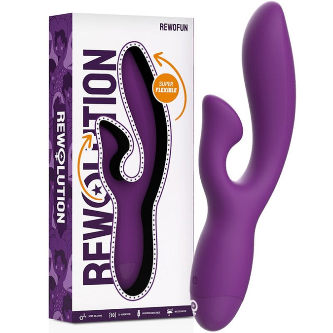 Rewolution – Rewofun Flexibler Vibrator mit Rabbit