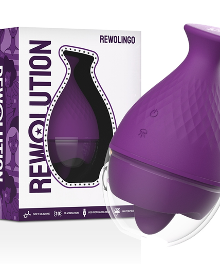 REWOLUTION - REWOLINGO VIBRATOR WITH TONGUE REWOLUTION - REWOLINGO VIBRATOR WITH TONGUE