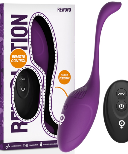 REWOLUTION - REWOVO EGG VIBRATOR REMOTE CONTROL REWOLUTION - REWOVO EGG VIBRATOR REMOTE CONTROL