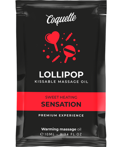 COQUETTE CHIC DESIRE - POCKET LOLLIPOP KISSABLE MASSAGE OIL HEATING SENSATION 10 ML COQUETTE CHIC DESIRE - POCKET LOLLIPOP KISSABLE MASSAGE OIL HEATING SENSATION 10 ML