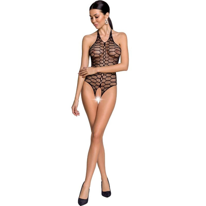 PASSION - WOMAN BS087 ZWART BODYSTOCKING ONE SIZE
