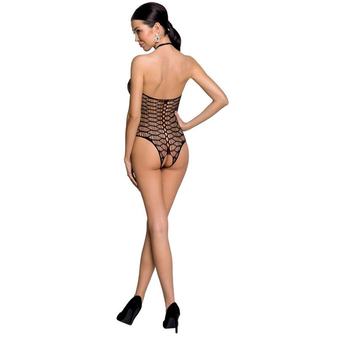 PASSION - WOMAN BS087 ZWART BODYSTOCKING ONE SIZE