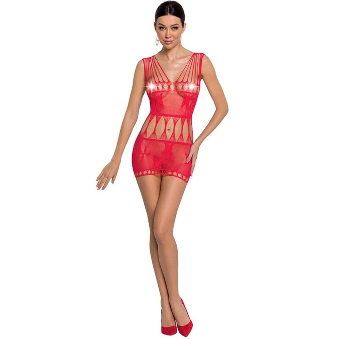 Passion – Woman Bs090 Red Bodystocking One Size