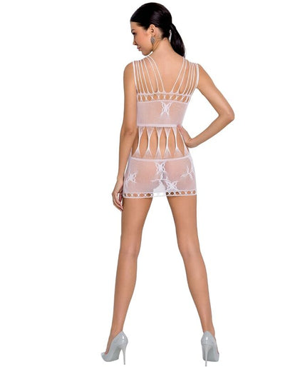 PASSION - DAMES BODYSTOCKING BS090 WIT ONE SIZE PASSION - DAMES BODYSTOCKING BS090 WIT ONE SIZE