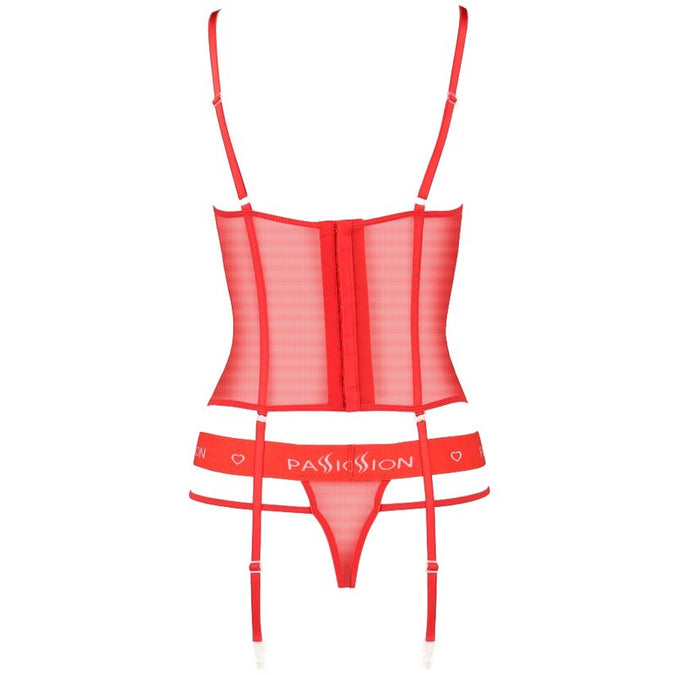 PASSION - KYOUKA CORSET - ROOD L/XL