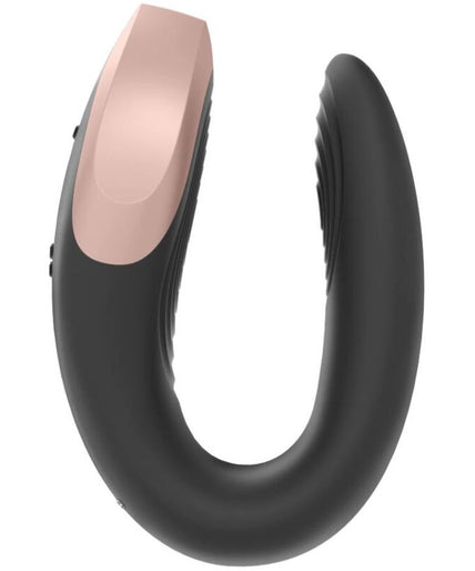 Satisfyer – Double Love Luxe Partnervibrator Zwart Satisfyer – Double Love Luxe Partnervibrator Zwart
