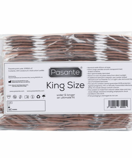 Pasante – Condooms King Size Zak 144 Stuks Pasante – Condooms King Size Zak 144 Stuks