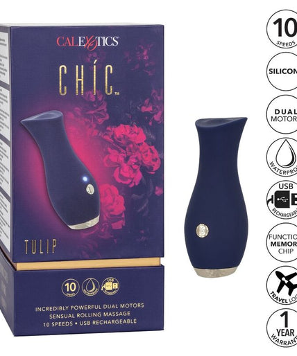 CALEXOTICS - CHIC TULIP MASAJEADOR - AZUL CALEXOTICS - CHIC TULIP MASAJEADOR - AZUL