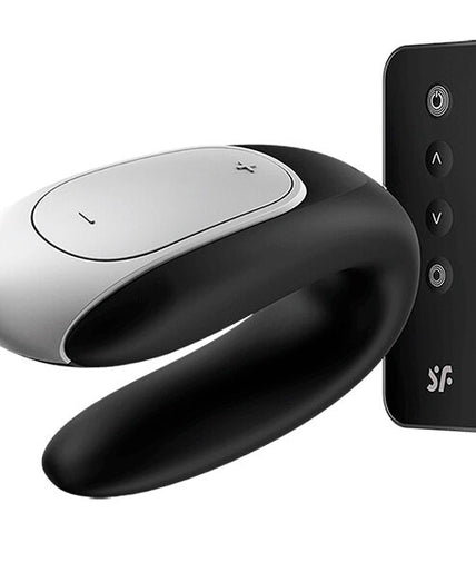 Satisfyer – Double Fun Partner Vibrator Zwart Satisfyer – Double Fun Partner Vibrator Zwart