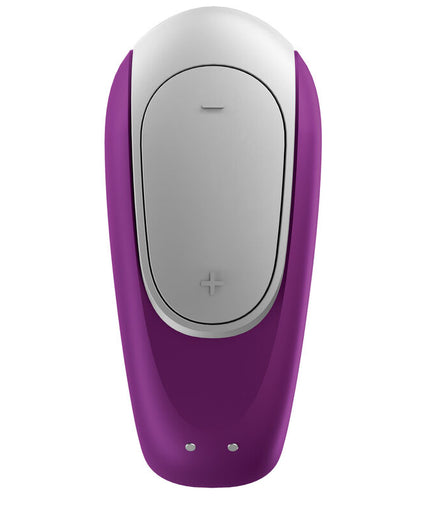SATISFYER - DOUBLE FUN PARTNER VIBRATOR PURPLE SATISFYER - DOUBLE FUN PARTNER VIBRATOR PURPLE