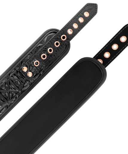 BEGME - BLACK EDITION COLLAR WITH NIPPLE CLAMPS WITH NEOPRENE LINING BEGME - BLACK EDITION COLLAR WITH NIPPLE CLAMPS WITH NEOPRENE LINING