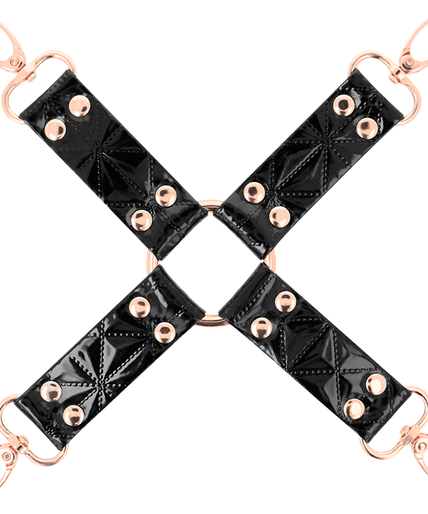 BEGME - BLACK EDITION VEGAN LEATHER HOG TIE BEGME - BLACK EDITION VEGAN LEATHER HOG TIE