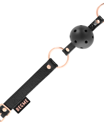 BEGME - BLACK EDITION BALL GAG VEGAN LEATHER BEGME - BLACK EDITION BALL GAG VEGAN LEATHER