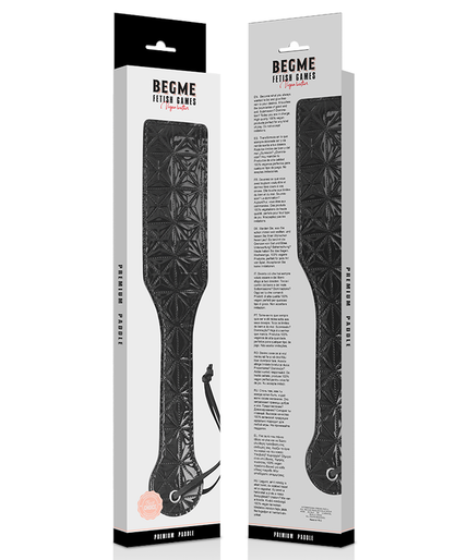 BEGME - BLACK EDITION VEGAN LEATHER PADDLE BEGME - BLACK EDITION VEGAN LEATHER PADDLE