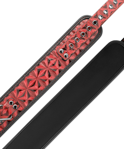 Begme – Red Edition Core Vegan Leather Collar with Neoprene Lining Begme – Red Edition Core Vegan Leather Collar with Neoprene Lining