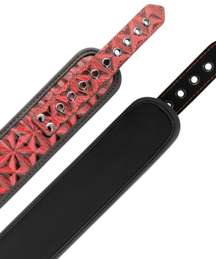 BEGME - RED EDITION COLLAR WITH NIPPLE CLAMPS WITH NEOPRENE LINING BEGME - RED EDITION COLLAR WITH NIPPLE CLAMPS WITH NEOPRENE LINING