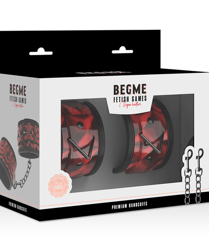 Begme – Red Edition Core Handcuffs with Neoprene Lining Begme – Red Edition Core Handcuffs with Neoprene Lining