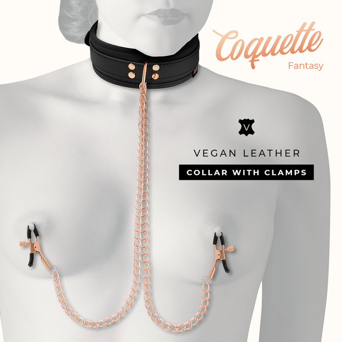 COQUETTE CHIC DESIRE - FANTASY TEPELKLEM KETTING MET NEOPREEN VOERING