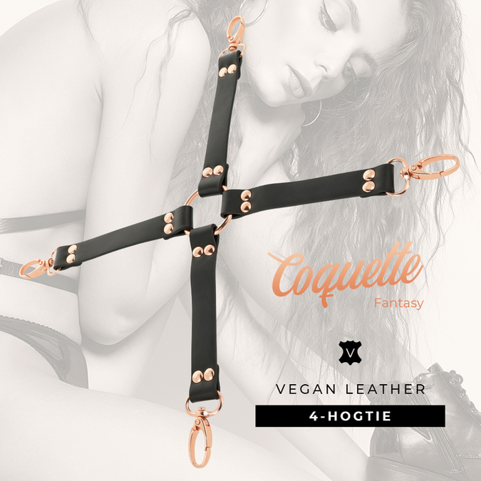 Coquette Chic Desire – Fantasy vegan leren hogtie