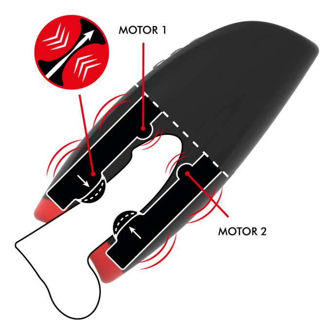 Jamyjob – Novax Masturbator with Vibration and Compression
