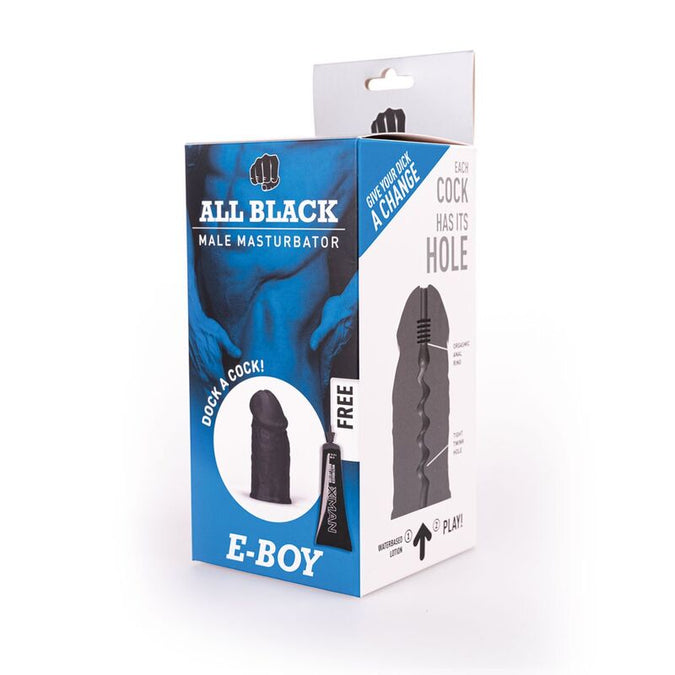 GEHEEL ZWART - MASTURBATOR E-BOY