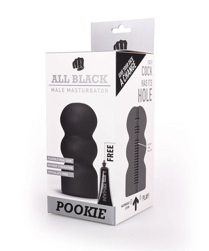 ALL BLACK - MASTURBATOR POOKIE ALL BLACK - MASTURBATOR POOKIE