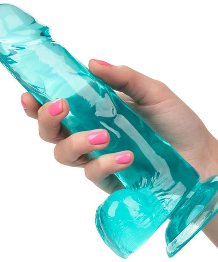 Pleasurements – Calexotics – Size Queen Dildo Blauw 15,3 Cm Pleasurements – Calexotics – Size Queen Dildo Blauw 15,3 Cm