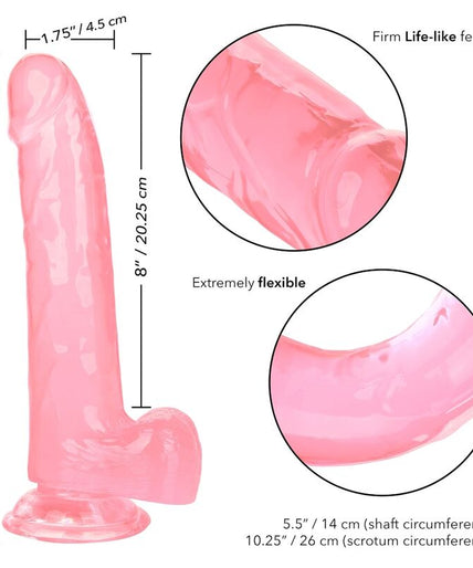 Calexotics – Size Queen Dildo Pink 20.3 Cm Calexotics – Size Queen Dildo Pink 20.3 Cm