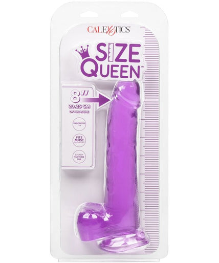 CALEXOTICS - SIZE QUEEN DILDO PURPLE 20.3 CM CALEXOTICS - SIZE QUEEN DILDO PURPLE 20.3 CM