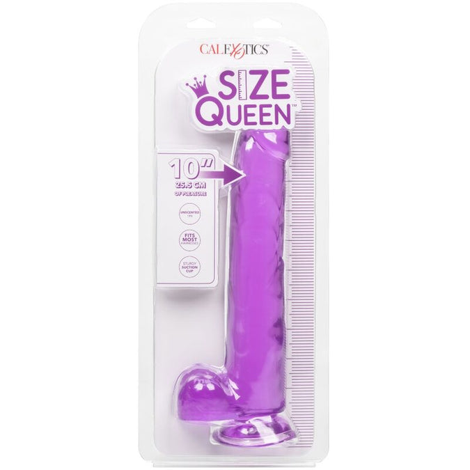 Pleasurements – Calexotics – Size Queen Dildo Purple 25.5 Cm