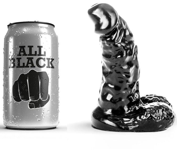 GEHEEL ZWART - DILDO 13 CM