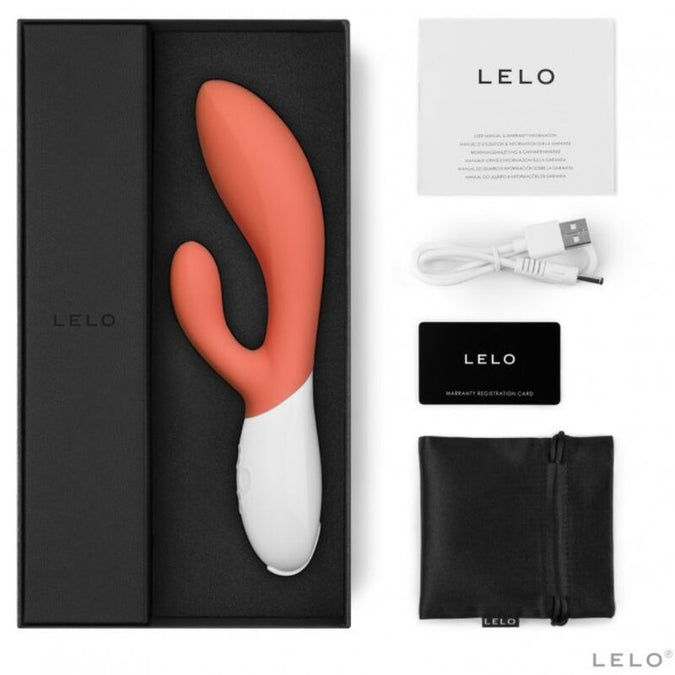 LELO – INA 3 Konijnenvibrator – Koraal