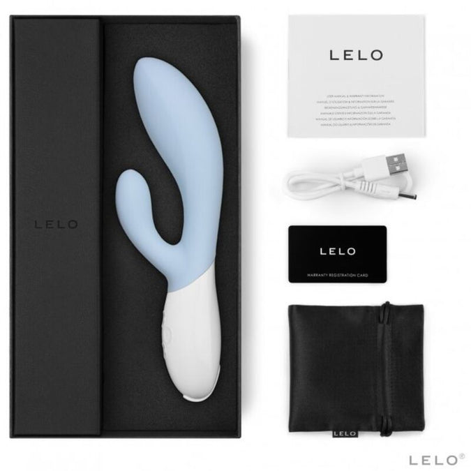 LELO – INA 3 Rabbit Vibrator – Celeste