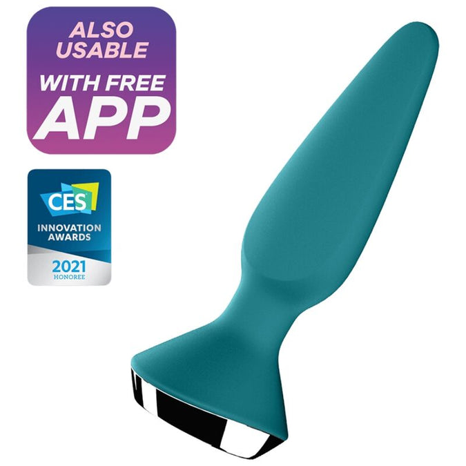 SATISFYER - PLUG ILICIOUS 1 PLUG VIBRATOR GROEN