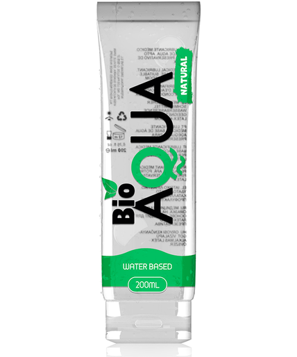 BIOAQUA - GLIJMIDDEL NATUURLIJKE INGREDIËNTEN OP WATERBASIS 200 ML BIOAQUA - GLIJMIDDEL NATUURLIJKE INGREDIËNTEN OP WATERBASIS 200 ML