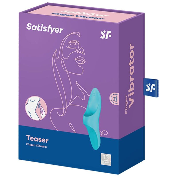 Satisfyer – Teaser Finger-Vibrator mit blauem Licht