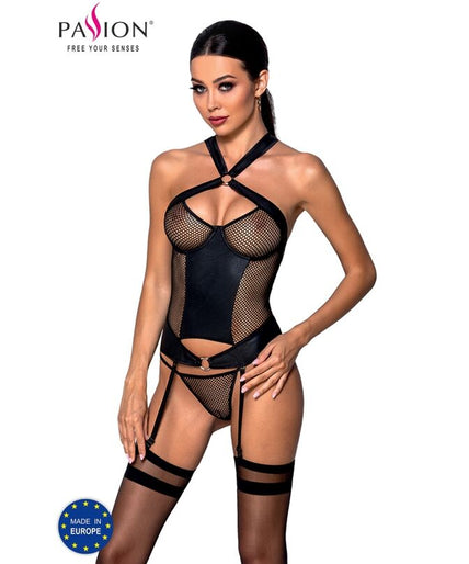 PASSION - AMANDA CORSET ECOLOGISCH LEER L/XL PASSION - AMANDA CORSET ECOLOGISCH LEER L/XL
