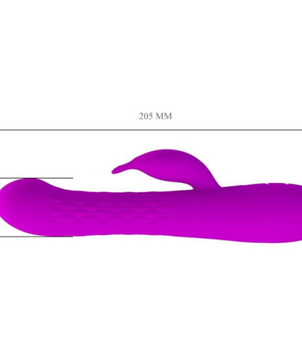 PRETTY LOVE - MOLLY VIBRATOR WITH RECHARGEABLE ROTATION PRETTY LOVE - MOLLY VIBRATOR WITH RECHARGEABLE ROTATION