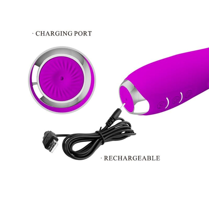 Pretty Love – Molly vibrator met oplaadbare rotatie